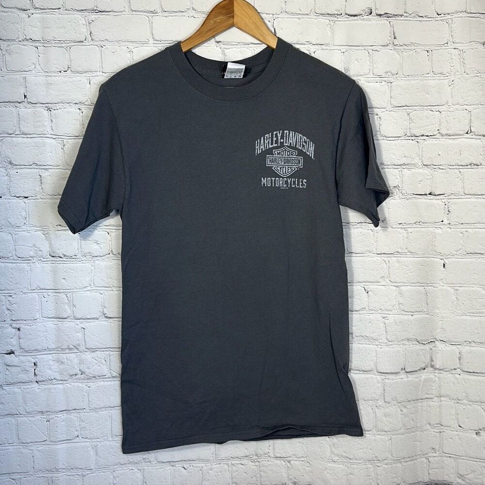 Harley Davidson Men’s Gray Short Sleeve Tshirt Winterville North Carolina NC S